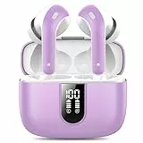 IKT Bluetooth Kopfhörer, In Ear Kopfhörer Kabellos Bluetooth 5.3 mit 50H Tiefer Bass, 2024 Neue Kabellose Kopfhörer Noise Cancelling Earbuds mit 4 ENC Mic, IPX7 Wasserdicht Ohrhörer, USB-C