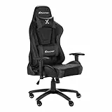 X Rocker Agility Esports - Gaming Bürodrehstuhl mit Komfortkissen für Erwachsene - Carbon Schwarz