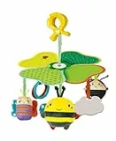 Clementoni - Easy-Peasy Mobile-Mobile für Babybett, Spielzeug zum Aufhängen, Spielzeug für Kinderwagen, leicht und tragbar, mehrfarbig, 17790