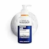 L'Oréal Men Expert feuchtigkeitsspendende Gesichtsreinigung für Männer, Waschgel für trockene Männerhaut, Herren Cleanser für das Gesicht mit Hyaluronsäure und Vitamin B5 Power Age, 260 ml
