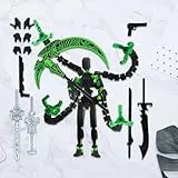 Montage Abgeschlossen T13 Action Figuren, 3D Druck Actionfiguren Mit Mehreren Gelenken, Figuren Schreibtischdekoration Mit 7 Waffen Und 3 Handtypen, Für Spielliebhaber Spielzeug
