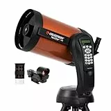 Celestron 11069 NexStar 8SE Computerised Schmidt-Cassegrain Telescope with Advanced GPS, Astroimaging and AutoAlign Features, Black/Orange