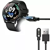 Blueshaweu Ladekabel Kompatibel mit vamout Smartwatch 1.39'' S54, Kabel Ladegerät Ladestaion für vamout S54 Smartwatch (schwarz)