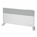 WARMTEC Elektroheizung Konvektor 2000W Inverter - Energiesparend Elektroheizkörper Wandmontage und Mobil - Smart Heizung mit WLAN und Thermostat - Timer, IP24-Schutz - Weiß