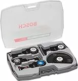 Bosch 5x Schneid-Set, 5-tlg. (für Edelstahl, Stahl, 160 x 222 mm, Professional Zubehör Multifunktionswerkzeug)