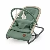 Maxi-Cosi Kori 2-in-1-Babywippe mit Spielzeugbogen, 0–2 Jahre, bis zu 15 kg, Baby Bouncer, 3 mit einer Hand einstellbare Liegepositionen, Easy-in-Gurt, leicht und kompakt, Eco Care, Beyond Green