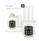Suavinex, 2 in 1 Flaschenwärmer und Sterilisator. 5 Modi: Auftauen, Schnellmodus, Gläschen erwärmen, Wasserbad und Sterilisieren. Für Muttermilch oder Milchpulver, Automatische Abschaltung, Weiß