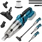 Akku Handstaubsauger,Akku Staubsauger für Makita 18V Batterie,10000Pa 4-in-1 Multifunktionaler Staubsauger, mit Fugendüse, Polsterdüse, Bodendüse für Zuhause und Auto, Tierhaare (ohne Batterie)