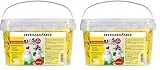 Eberhard Faber 570103 - Modelliermasse lufttrocknend weiß, 3 kg EFA Plast Kids tonbasiert (Packung mit 2)