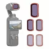 PGYTECH Black Mist 1/4 + ND Filter Set für DJI Osmo Pocket 4/3, Magnetischer Zirkularer Polarisationsfilter mit AGC Optischem Glas, Wasserdicht Kratzfest Zubehör