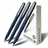 YIVONKA Tintenroller, Gelschreiber, Bürostifte, blaue Tinte, Strichbreite 0,5 mm, 12 Stück (blau, 0,5 mm, 12 Stück)