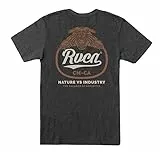 RVCA Herren Red Stitch Kurzarm Graphic T-Shirts, Pantero | Schwarz, Mittel