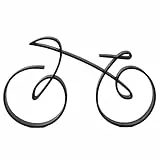 Chrees Mit Draht Gerahmter Stil, Minimalistische Eisenkunstskulptur für die Dekoration von Radfahrern Mit Eleganter Skulptur