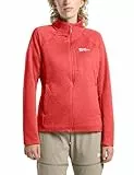 Jack Wolfskin Damen Taiga Fz W Fleece-Jacke, Vibrant Red, L EU