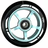 Union Yolo Stunt-Scooter Rolle Abec9 100mm I Leicht I Trick Tret Roller I Ersatzrad I Reifen I Wheel (Hellblau)