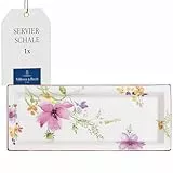 Villeroy & Boch - Mariefleur Schale Bunt, Spülmaschinenfest, Mikrowellensicher, Servierschale, Tablett Rechteckig, Snackteller, Serviertablett, Geschirr, Premium Porzellan
