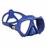 Aqua Lung Teknika Tauchmaske mit zwei Fenstern, Blau / Transparent