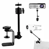mimzemamz Projector Stand for Bettgestell, C-Clamp Beamer Halterung Verstellbare Drehbar, Desk Bedside Projektor Ständer mit 1/4-Zoll-Schraubschnittstelle für Heimkino, Büro, Spielzimmer