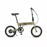Nilox J2 E-Bike, faltbares Elektrofahrrad, bis zu 30 km Reichweite, max. 25 km/h, 36 V 250 W Motor, 36 V – 6 Ah Akku, 16' x 2,1' Reifen