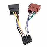 Akozon 16-poliges ISO-Adapterkabel, AUX-Adapter 16-polig, ISO Kabelbaum Adapter Konverter, 16-poliger Radioadapter Adapter Autoradio-Kabelbaum 16-poliger Anschluss zum 8-poligen für Pioneer 2003-on