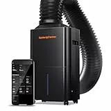 SPIDER FARMER Aufgerüstete Luftentfeuchter Grow Box 12L Luftentfeuchter Elektrisch mit RJ12 Kabel Abflussrohr, Automatische Abtauung, 24H Timer Funktion, Raumentfeuchter für Growzelt Keller Pflanzen