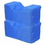 SOPOTUTU Beinauflage Und Fußheberkissen 2 Stück Blau Stoßfestes Und Abnehmbares Design Zur Unterstützung Älterer Patienten Mit Verletzungen Geeignet Für Klinik Und Zuhause