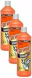 Drano Power Gel Rohrfrei Abflussreiniger, Rohrreiniger, für Küche & Bad, entfernt Verstopfungen, 3er Pack (1 x 1000 ml)