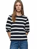 Street One Gestreiftes Sweatshirt Shadowed Navy 42
