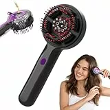 Kopfmassagegerät Elektrisch, 2-in-1 Kopfhaut Massagebürste mit 66 Massagezähnen & 1400mAh Akku für Intensive Knetmassage und Haarpflege Kopf Massage gerät rotlicht haarbürste Kopfmassage Elektrisch