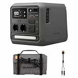 DJI Power 1000 Mini tragbare Powerstation, 1008-Wh-LFP-Akku, kompakte Größe, maximale Ausgangsleistung 1000 W, faltbares Solarpanel 100 W, Outdoor-Generator für Camping, Wohnmobile, Roadtrips