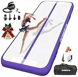 DOBESTS Airtrack Tumbling Matte, Gymnastikmatte mit Luftpumpe, Trainingsmatte mit Tragetasche, Turnmatte Zuhause, Outdoor, Yoga, Fitness, Sport 10cm Hoch 2m