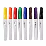 Amazon Basics Permanentmarker mit Pinselspitze, 8er-Pack, Mehrfarbig
