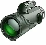 Pankoo 40 x 60 HD Hochleistungs-Monokular für Erwachsene, mit Stativ und Smartphone-Adapter, ideal für Vogelbeobachtung, Wandern, Reisen, Konzerte – BAK4-Prisma, klare Farben, langlebig und tragbar