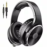 OneOdio Kopfhörer Over Ear mit Kabel, Geschlossener Studio HiFi Kopfhörer mit Share Port für E-Drum Piano Gitarre Smartphones Laptop Adapter-frei 3.5-6.35mm Buchse,Schwarz