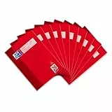 Oxford Schulheft A4, 32 Blatt, Lineatur 26, kariert, 10 Stück