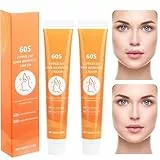 Dandin 2 Stück Gesichtshaarentfernungscreme, Oberlippenhaarentfernung, Haarentfernungscreme, Wirksame Enthaarungscreme für Gesicht, Schmerzfreie, Hair Removal Cream For Women Man, Hydrating