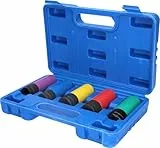 BRILLIANT TOOLS BT691010 1/2' Alu-Felgen-Kraft-Stecknuss-Satz, 5-tlg [Powered by KS TOOLS]