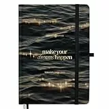 Lebenskompass® Kalender 2026 Buchkalender A5 'CALM' - Schöner Wochenplaner 2026 & Terminkalender 2026 - stabiles Hardcover mit edler Folienprägung