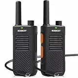 Walkie Talkies für Erwachsene, Lizenzfrei Professionelle PMR446 Walkie-Talkies mit 1500-mAh-Akkus, 5KM Große Reichweite, 16 Kanälen, 2-Wege-Funkgerät für Camping, Arbeit Kommunikation, 2er Set