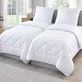 MALIKA Doppelpack Bettdecke 135x200 inkl. 2X Kopfkissen 80x80 - Ganzjahresdecke - Waschbar, Schlafdecke - Duvet - Bettdecke 2er Set