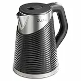 OLEGA Wasserkocher für kochendes Wasser, 1800 W, schnell kochender Heißwasserkessel, 1,8 l tragbarer Wasserkocher, teekocher elektrisch Teekessel, BPA frei, Energiesparend, Sicheres Design