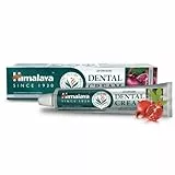 Himalaya Ayurvedic Dental Cream Herbal Toothpaste - Neem & Pomegranate for Long-Lasting Protection for Teeth and Gums |Helps Fight Plague and Strengthens Enamel | With Natural Fluoride - 100g