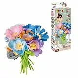 Smoby - Nachfüll-Set für Crea Kreativset Flower Market – 79 Zubehörteile zu Herstellung von 16 Blüten – Bastelspaß für kreative Kinder – für Kinder ab 3 Jahren