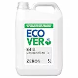 Ecover Zero Spülmittel Nachfüllpack, stark gegen Fett und Schmutz, dermatologisch getestet, Ecover Spülmittel, 1 x 5L