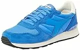 Diadora Unisex Camaro Sneaker, Optical White Deja Vu Blue, 45 EU