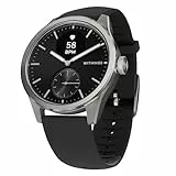 Withings ScanWatch 2 – Gesundheits-Smartwatch für Damen und Herren, EKG, SpO2, Temperatur, Schlaf-Tracker, Atemgesundheit, wasserdicht, Akku 35 Tage, Android und iOS, 42mm, Schwarz