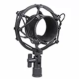 Koolertron Universal-Mikrofonspinne, für Kondensator-Mikrofone 50 mm schwarz