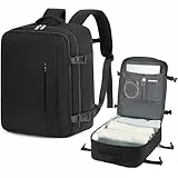 Lossga Handgepäck für Easyjet 45x36x20 Reiserucksack Damen Rucksack Männer Frauen Wanderrucksack Wasserdichter Outdoor Tagesrucksack