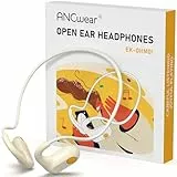 ANCwear Open Ear Kopfhörer kabellos mit sicherem Design, Laufkopfhörer, leichtes Luftleitungssystem, schweißresistent, ideal für Kinder & Schüler (milchig weiß) (milchig weiß)