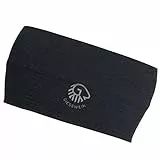 GIESSWEIN Stirnband Brentenjoch - Merino Jersey Headband, Damen & Herren Ohrenwärmer aus 100% Merinowolle, Leichtes Sport Stirnband, helmkompatibel